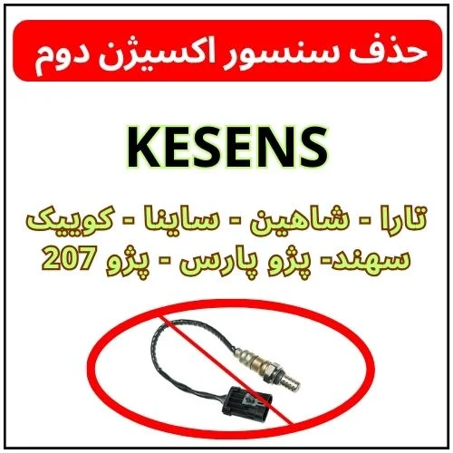 دامپ حذف سنسور اکسیژن دوم ایسیو Kesens